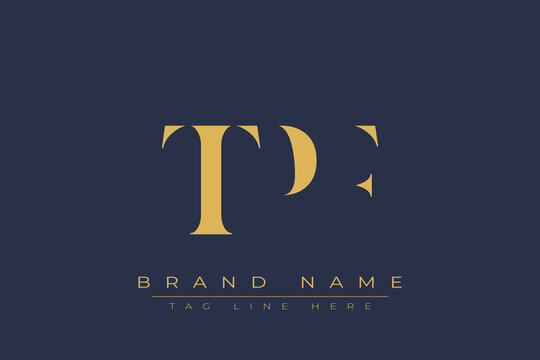 TPF abstract letter logo design. This logo is designed by three abstract letters.