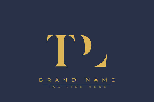 TPL abstract letter logo design. This logo is designed by three abstract letters.
