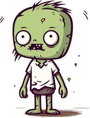 Zombie with Grinning Face PNG Undead Zombie with Grabbing Hands Vector