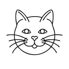 cat s whiskers icon, cat s whiskers line art - simple line art of cat s whiskers, perfect for cat s whiskers logos and icons