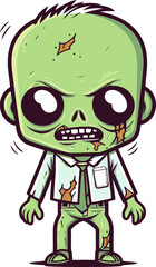 Zombie with Gaping Wounds Undead Zombie with Bloody Legs SVG
