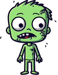 Walking Zombie with Sprawling Limbs PNG Zombie with Bleeding Legs Vector