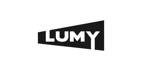 Simple and modern lumy logo design