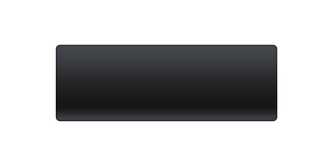 blank black label on white