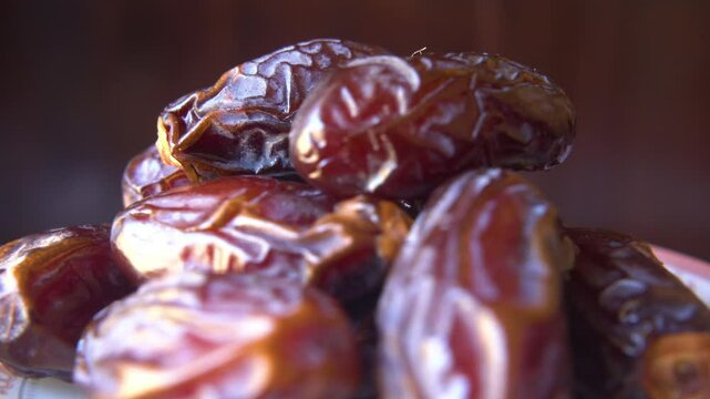 close up of a date fruit from middle east 