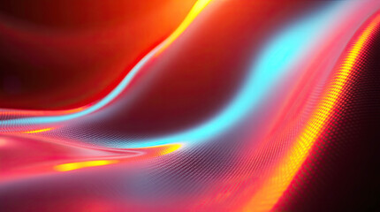 Obraz premium Playful and artistic paper texture with a vibrant, wavy aesthetic.