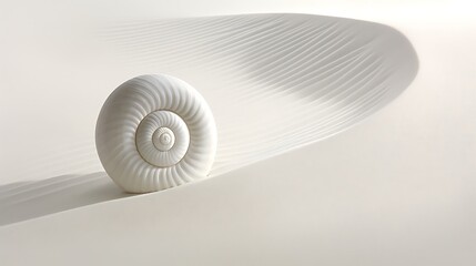Shell on White Sand