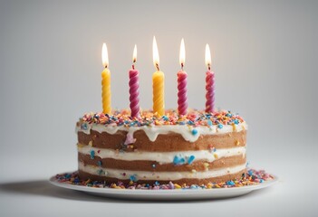 birthday cake candles background isolated white cupcake dessert sweet muffin cup food candle pink celebration anniversary blue lit baked chocolate icing party red flames