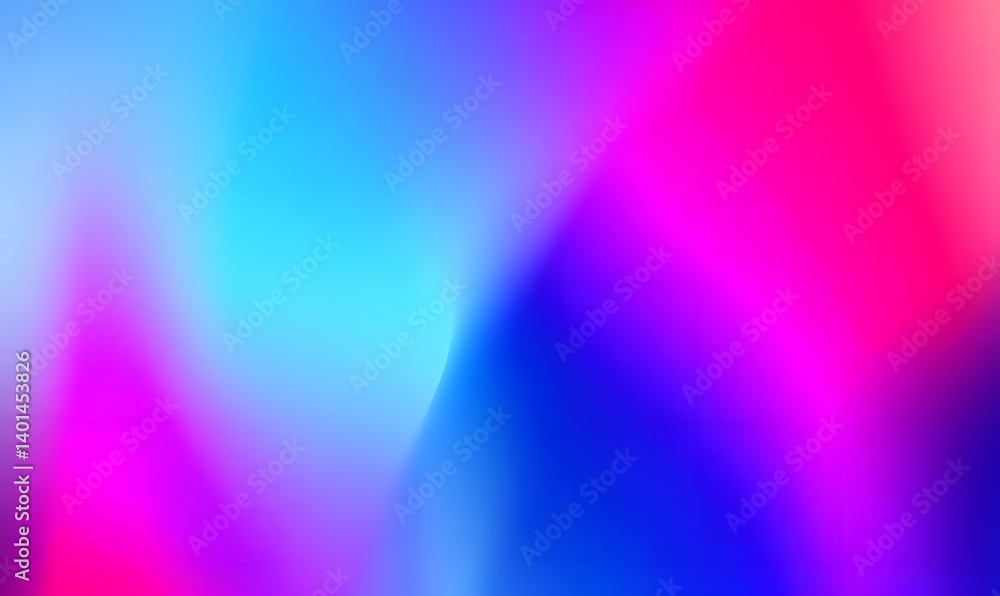 Poster abstract background with smooth transitions of blue pink and purple creating a vibrant and colorful 