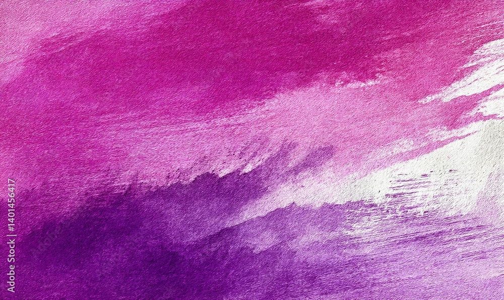Poster abstract painting with shades of purple and pink creating a textured and gradient background effect
