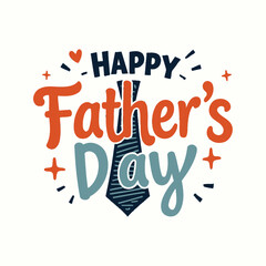 Obraz premium Cheerful TShirt Design Vector Art for Father’s Day Fest