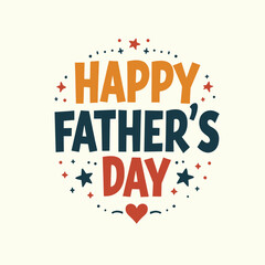 Fototapeta premium Legendary vector art Father Tee