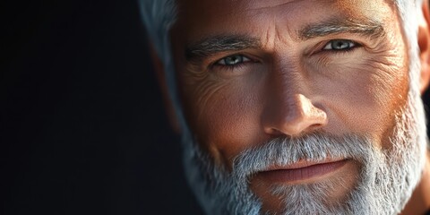 Obraz premium Mature man portrait closeup
