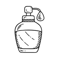 mom s perfume bottle icon, mom s perfume bottle line art - simple line art of mom s perfume bottle, perfect for mom s perfume bottle logos and icons