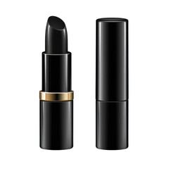Obraz premium Lipstick application tips beauty studio tutorial indoor close-up