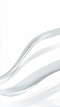 Minimalist Abstract White and Grey Wave Background