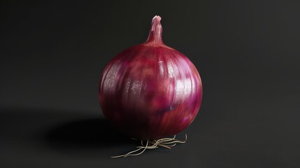 High-quality PNG of a whole onion, ideal for recipes, food blogs, and kitchen visuals