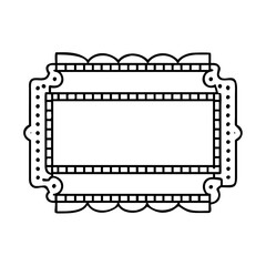 vintage cinema marquee icon, vintage cinema marquee line art - simple line art of vintage cinema marquee, perfect for vintage cinema marquee logos and icons