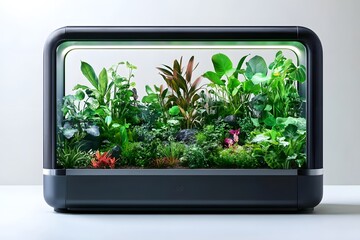 Smart Indoor Garden with Auto Watering and Lighting