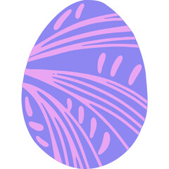 Easter Eggs Vector Clipart Isolated — Hand-Drawn Spring Holiday Decorations, Commercial Use SVG/PNG