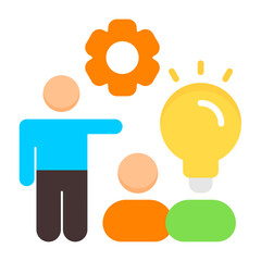 All In Teamwork Flat Flat Icon