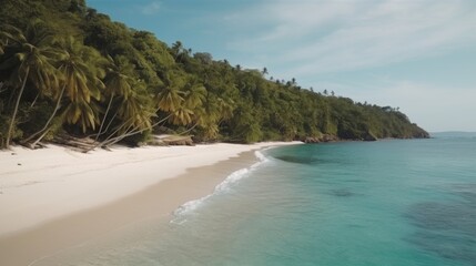 Obraz premium Tropical beach scene soft focus landscape