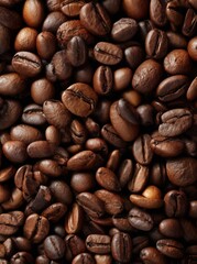 Fototapeta premium Coffee beans phone background
