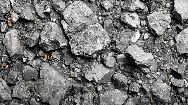 Damaged rubble wall texture closeup