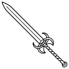 sword vector illustration