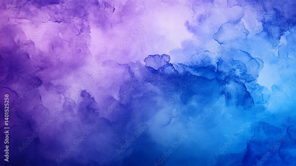 Poster close-up of colorful leaves illuminated by soft purple light in a tranquil nature setting during twi