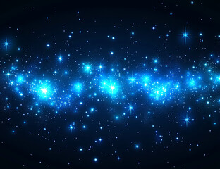 Obraz premium Starry sky, dark blue background, starry sky background, dark night sky, starlight