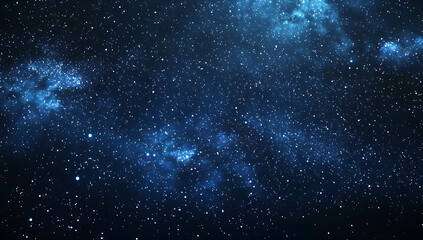 Naklejka premium Mystical Starry Night: A Cinematic View of the Night Sky