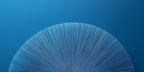 Elegant Spray of Water Creating a Striking Fountain Display in a Vibrant Blue Backdrop During a Summer Evening Event