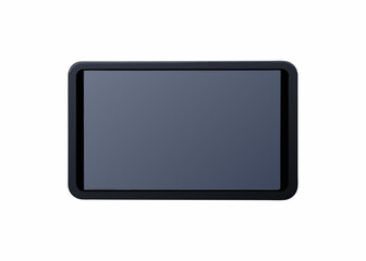 Minimalistic Electronic Device: A sleek, rectangular electronic device, showcasing a minimalist design. The dark screen provides a blank canvas.