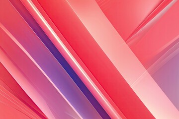 Obraz premium Vibrant Coral Abstract Background with Smooth Diagonal Designs and Luminous Gradient Effects