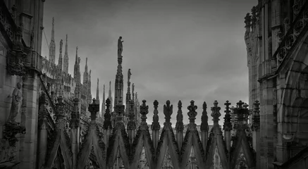 Fototapeten Milan old wooden fence  © Toni