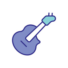 Electric Guitar Icon Vector Stock Illustration