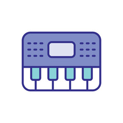 Synthesizer Icon Vector Stock Illustration