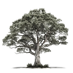 Fototapeta premium isolated tree silhouette
