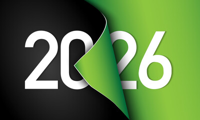 2026 Happy New Year Background Design.