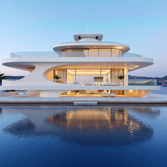 Obraz premium luxury cruise ship