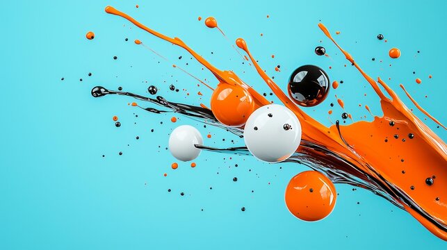 Momentum and speed in branding art using expressive strokes and energy visuals.