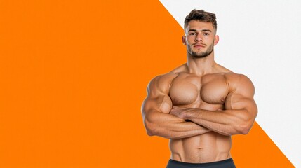 Bold and energetic motion logo for fitness brands targeting strength and endurance.