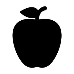 apple cider black silhouette icon - of a soft drinks apple cider simple vector art