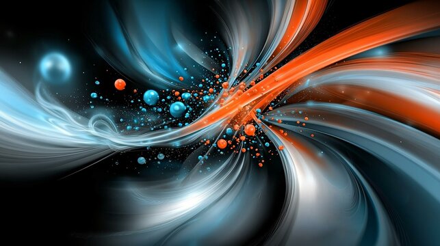 Bold performance visuals using energetic swirl elements and powerful heroic themes.