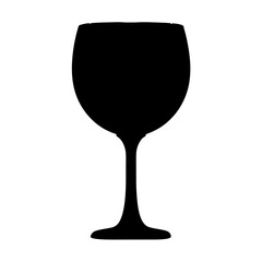 gin and tonic black silhouette icon - of a soft drinks gin and tonic simple vector art
