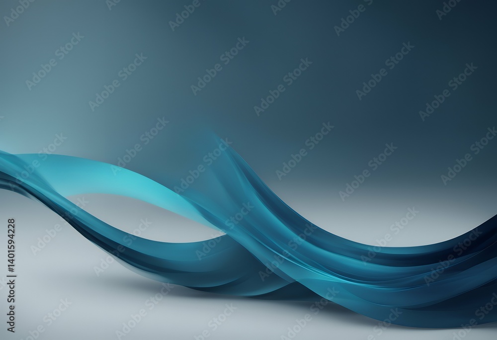 Poster modern colors lines dark horizontal fluid dynamic very blue curves waves cadet banner designed flowi