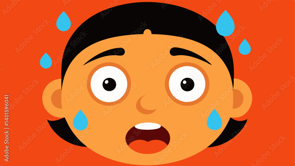 Poster literal eye roll a closeup of a face where the eyes are rolled up towards the forehead with expressi