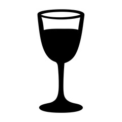 old fashioned cocktail black silhouette icon - of a soft drinks old fashioned cocktail simple vector art
