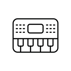 Synthesizer Icon Vector Stock Illustration